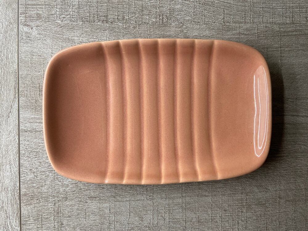Vintage Franciscan Ware Coronado / Coral Soap Dish Made in California USA